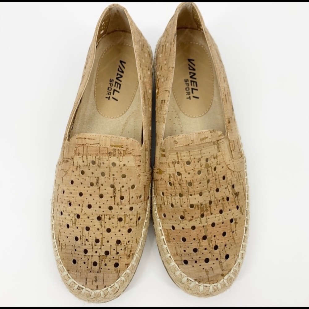Vaneli Sport Cork Espadrille Slip On Shoes 7